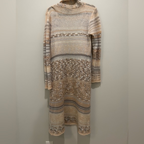 Cozy Long Cardigan Pattern Size M/L - Picture 2 of 4